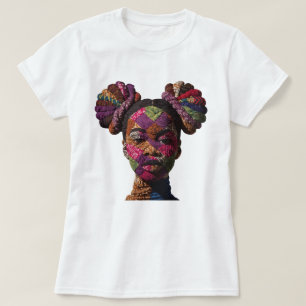 T-shirt célébrant l'art coloré du quilting