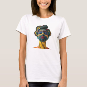T-shirt célébrant l'art du quilting