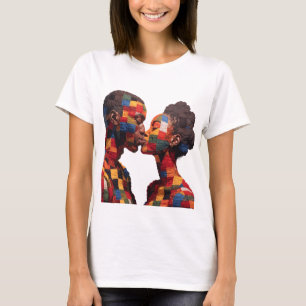 T-shirt célébrant l'art du quilting