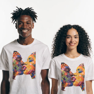 T-shirt célébrant l'art du quilting
