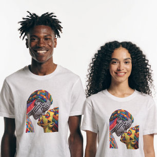 T-shirt célébrant l'art du quilting