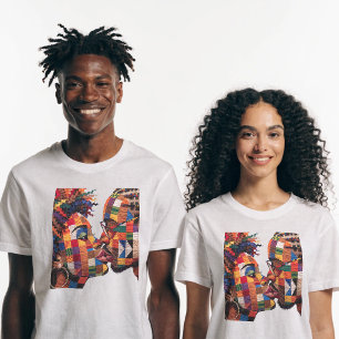 T-shirt célébrant l'art du quilting