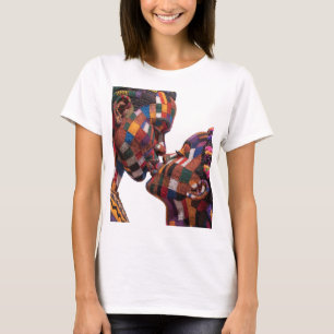 T-shirt célébrant l'art du quilting
