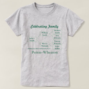 T-Shirt Célébrant le Nom de la Famille et de la 3e