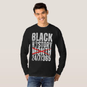 T-shirt Celebrate Black History Month 247 African American (Devant entier)