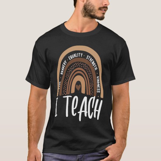 T-shirt Celebrate Black History Month I Teach Black Histor (Devant)