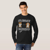 T-shirt Celebrate Diversity Dogs Men & Women (Devant entier)