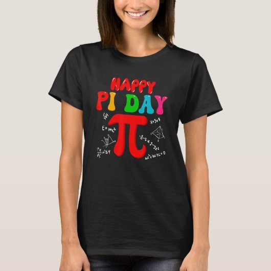 T-shirt Celebrate Pi Day Cute Pi Symbol Math Lover Teacher (Devant)