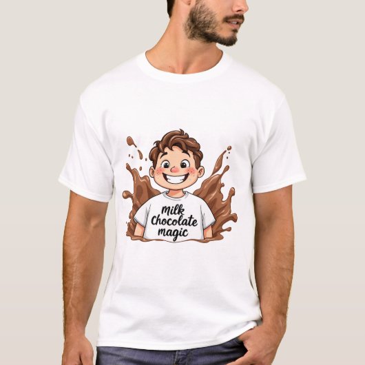 T-shirt Celebrate World Chocolate Day with Our Chocoholic (Devant)