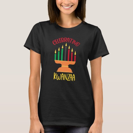 T-shirt Celebrating Kwanzaa (Devant)