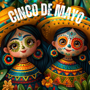 T-shirt Célébration annuelle Cinco de Mayo