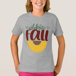 T-shirt Célébration Automne Saison Automne
