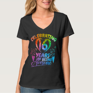T-shirt Célébration De 16 Ans D'Être Impressionnant Annive