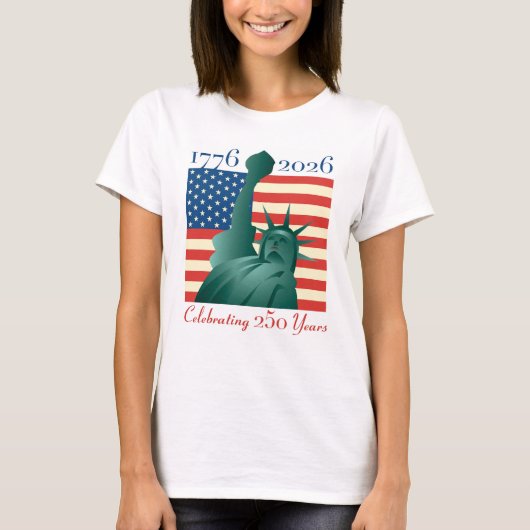 T-shirt Célébration de 250 ans (Devant)
