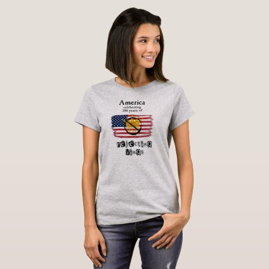 T-shirt Célébration de 250 ans sans rois (Devant entier)