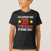 T-shirt Célébration De 5 Ans De Cool (Devant)