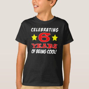 T-shirt Célébration De 6 Ans De Cool
