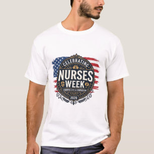 T-shirt Célébration de la Semaine des infirmières 2026 Des