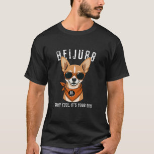T-shirt Célébration de la vie de riz Chien Chihuahua Lunet
