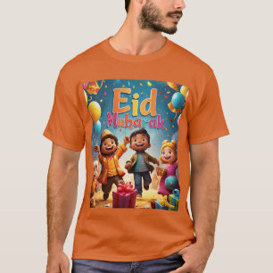 T-shirt Célébration de l'Aïd Moubarak avec des Chemises Me