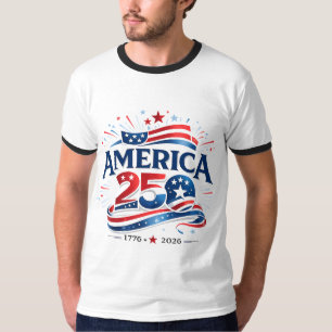 T-shirt Célébration de l'Amérique 250 1776–2026 Anniversai