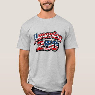 T-shirt Célébration de l'Amérique 250 Ans avec Stars & Str