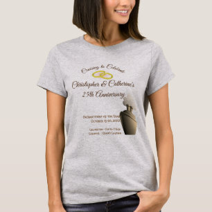 T-shirt Célébration de l'Anniversaire croisière sur mesure