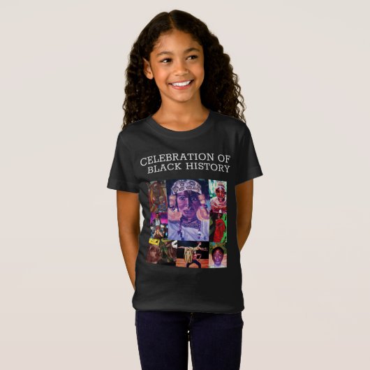 T-Shirt CÉLÉBRATION DE L'HISTOIRE NOIRE AFRICAINE AMÉRICAI (Devant entier)
