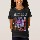 T-Shirt CÉLÉBRATION DE L'HISTOIRE NOIRE AFRICAINE AMÉRICAI (Devant)