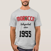 T-shirt Célébration de l'indépendance du Maroc (Devant)