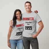 T-shirt Célébration de l'indépendance du Maroc (Unisexe)