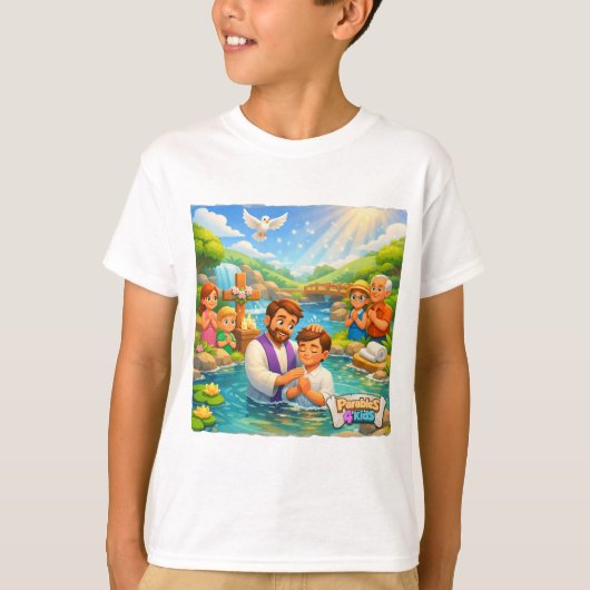 T-shirt Célébration de Pâques — Parables4Kids.com (Devant)