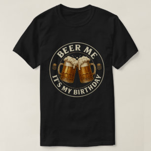 T-shirt Célébration de toast d'anniversaire de bière vinta