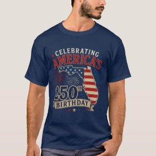 T-shirt Célébration du 250e anniversaire de l'Amérique Thè