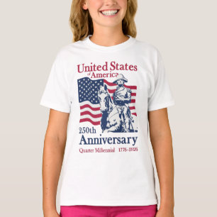 T-shirt Célébration du 250e anniversaire des États-Unis d'