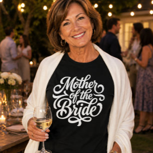 T-shirt Célébration du mariage de la mère de la mariée