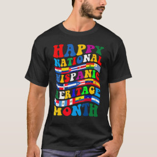 T-shirt Célébration du Mois du patrimoine hispanique latin