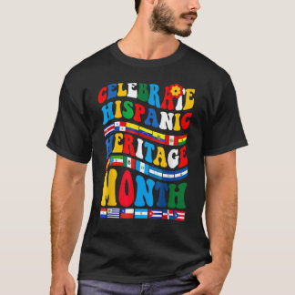 T-shirt Célébration du Mois du patrimoine hispanique latin