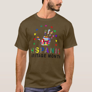 T-shirt Célébration du Mois du patrimoine hispanique latin