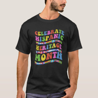 T-shirt Célébration du Mois du patrimoine hispanique latin