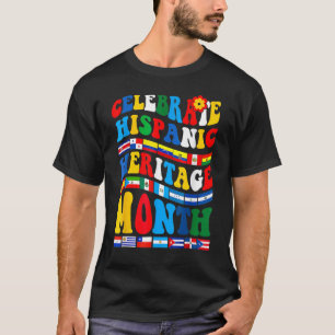 T-shirt Célébration du Mois du patrimoine hispanique latin