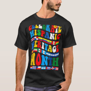 T-shirt Célébration du Mois du patrimoine hispanique latin