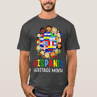 T-shirt Célébration du Mois du patrimoine hispanique natio