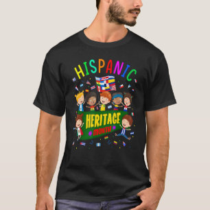T-shirt Célébration du Mois du patrimoine hispanique pour