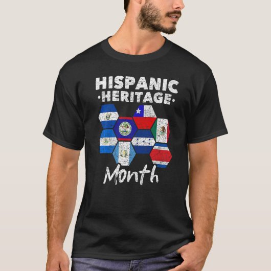 T-shirt Célébration hispanique Fierté latine Héritag hispa (Devant)