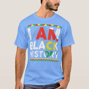 T-shirt Célébration Je Suis Noir Histoire Mois Afro-Améric