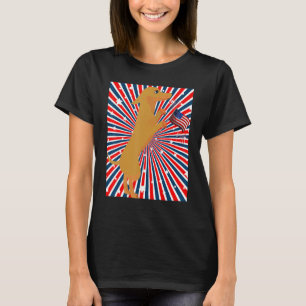 T-shirt Célébration patriotique du chien Wiener Dachshund