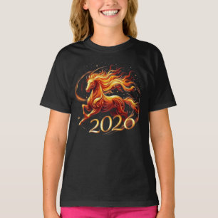 T-shirt Célébrations de l'année du cheval chinois 2026