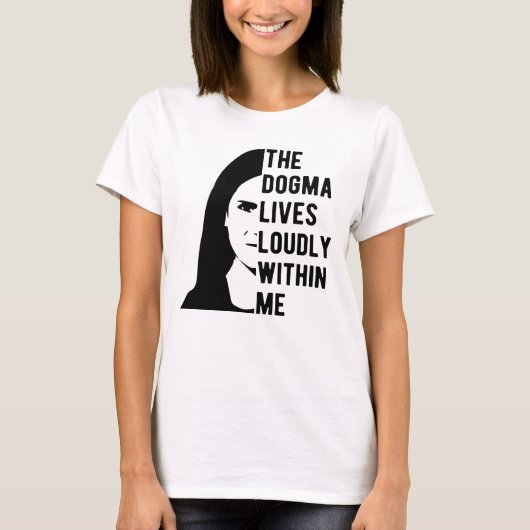 T-shirt Célèbre ACB, le Dogma vit en moi (Devant)