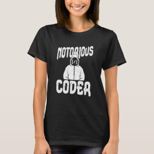 T-shirt Célèbre Coder Software Developer Programmation Co